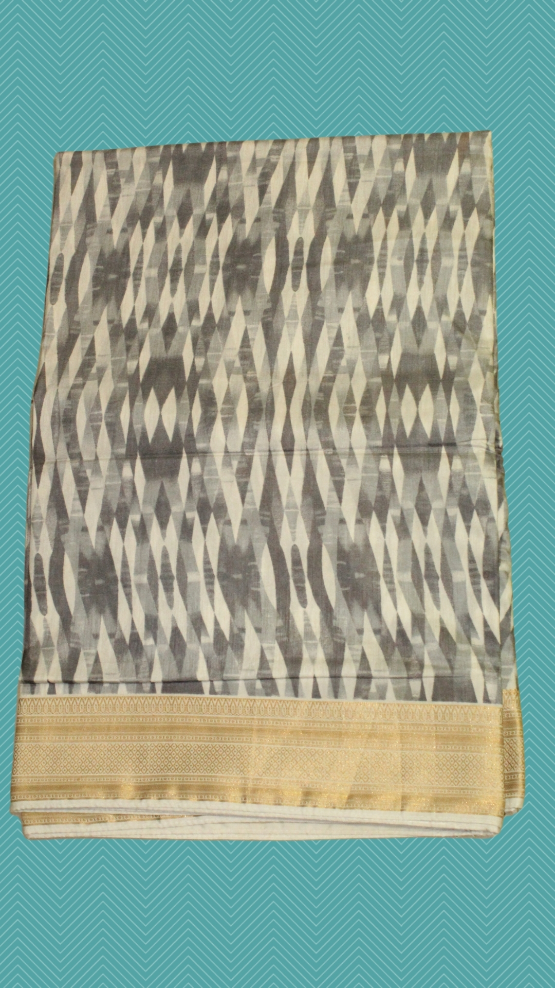 Muga Border Silk Linen