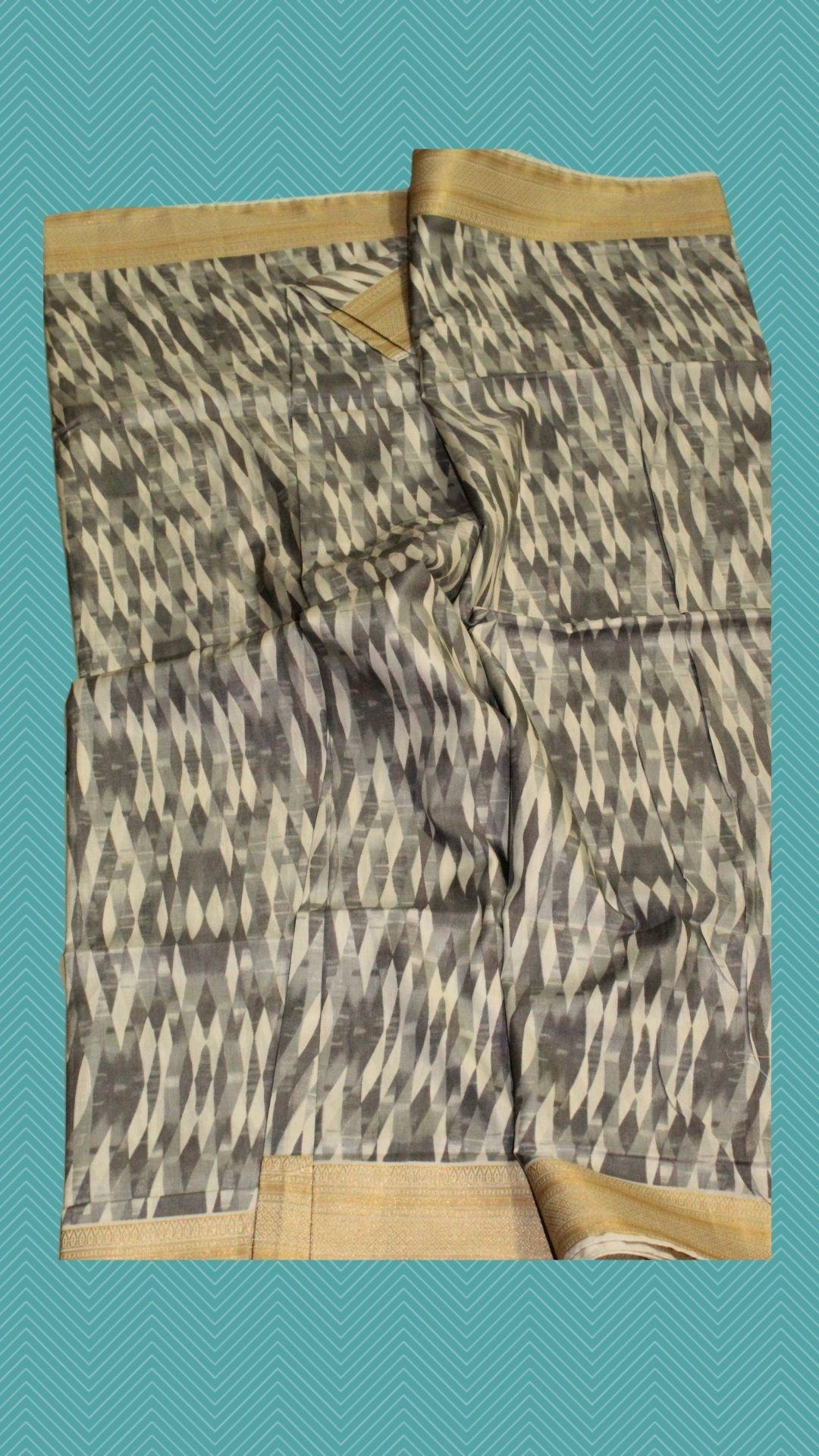 Muga Border Silk Linen