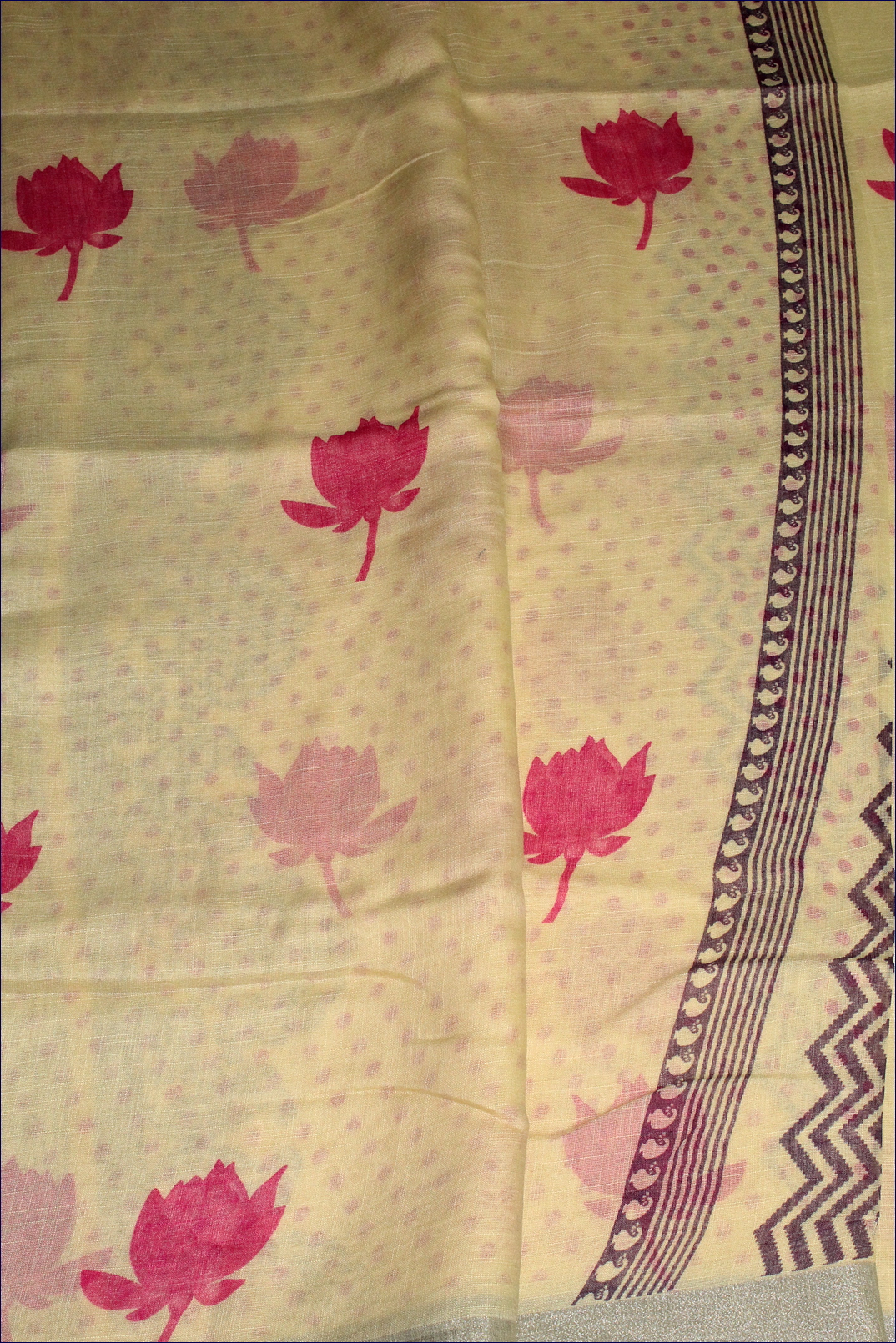 Cotton Linen Saree